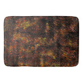 塊状の斑点と皮膚の茶色とサンゴの汚れ バスマット (正面)