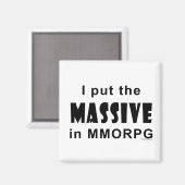塊状MMORPG マグネット (正面/裏面)