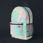 塑性フェイクバッグ効果 プリントバックパック<br><div class="desc">パステルバックパック</div>