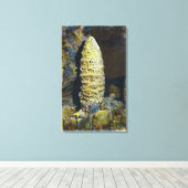 塔のクローズアップ中国の表示 キャンバスプリント (インサイチュ (ウッドフロア))