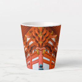 塔のボトムアップの視点、宮島 カフェラテマグ