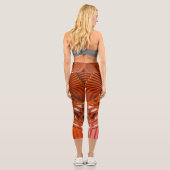 塔のボトムアップの視点、宮島 カプリレギンス (裏面)