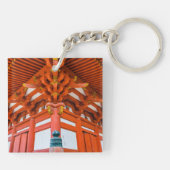 塔のボトムアップの視点、宮島 キーホルダー (裏面)