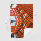 塔のボトムアップの視点、宮島 ゴルフタオル (インサイチュ)