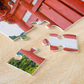 塔のボトムアップの視点、宮島 ジグソーパズル (側面)