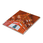 塔のボトムアップの視点、宮島 タイル (側面)