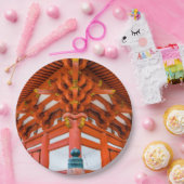 塔のボトムアップの視点、宮島 ペーパープレート (パーティー)