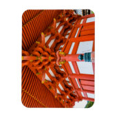 塔のボトムアップの視点、宮島 マグネット (縦)