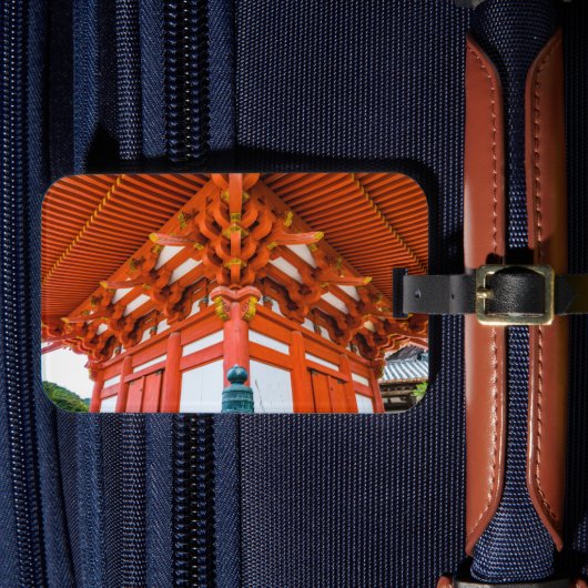塔のボトムアップの視点、宮島 ラゲッジタグ (正面インサイチュ4)