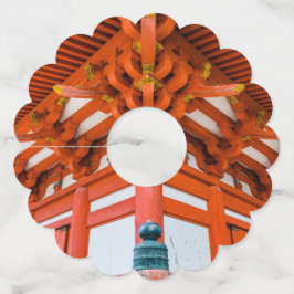 塔のボトムアップの視点、宮島 ワイングラスタグ