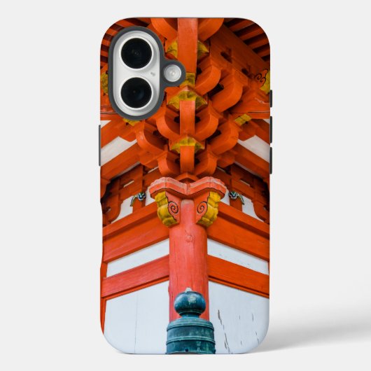 塔のボトムアップの視点、宮島 Case-Mate iPhoneケース (裏面)