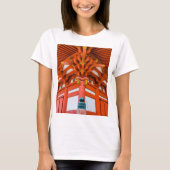塔のボトムアップの視点、宮島 Tシャツ (正面)