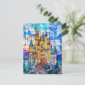 塔の多いおとぎ話の城 ポストカード (スタンド正面)