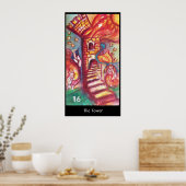 塔の影の失ったタロット ポスター (キッチン)