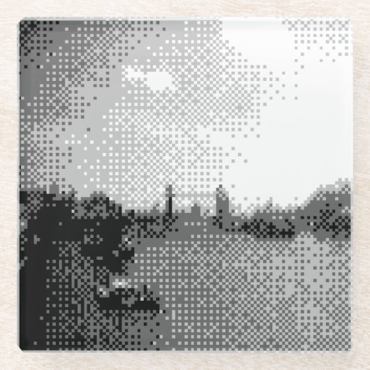 塔橋 ガラスコースター (正面)