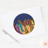 塗りつぶしシールテンプレート ラウンドシール (封筒)