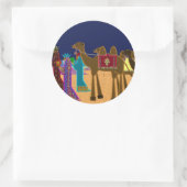 塗りつぶしシールテンプレート ラウンドシール (バッグ)