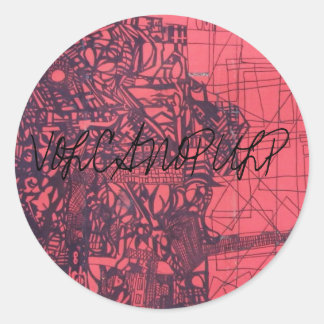 塗りつぶしシールテンプレート ラウンドシール