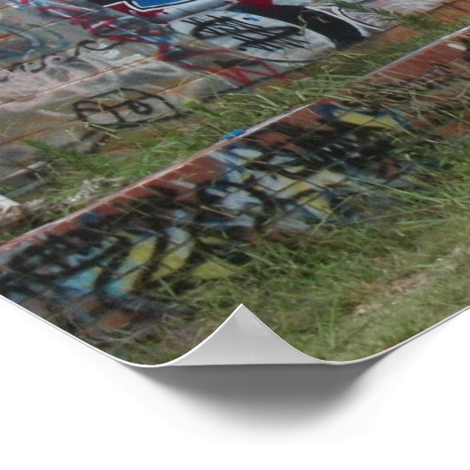 塗り壁 ポスター (角)