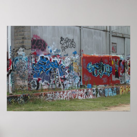 塗り壁 ポスター (正面)