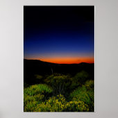 塗り潰された日没 ポスター (正面)