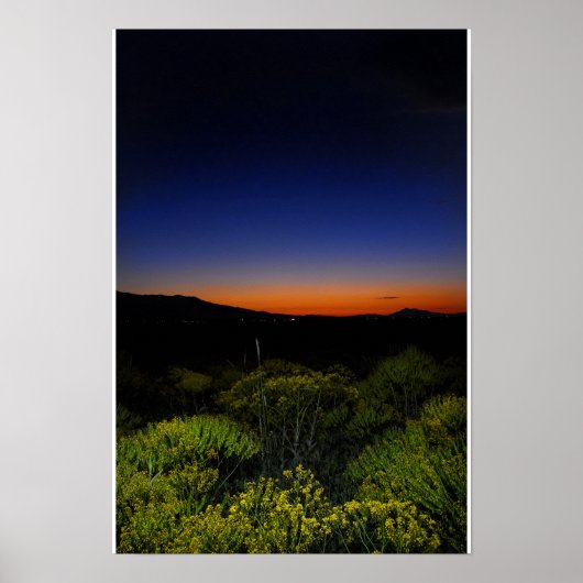 塗り潰された日没 ポスター (正面)