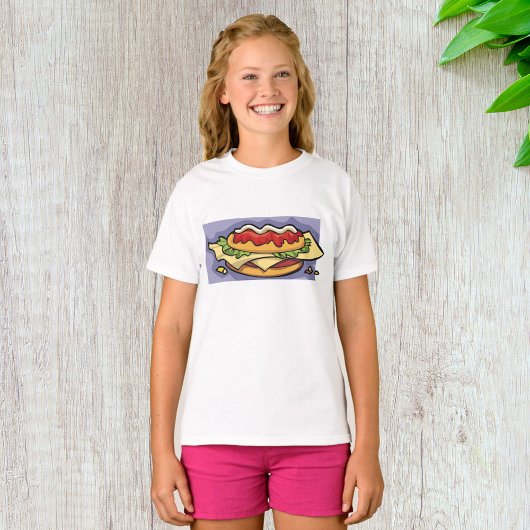 塗り潰しサンドイッチ Tシャツ