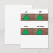 塗り潰し違う州 招待状 (正面/裏面)