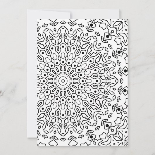 塗り絵、アンチストレス塗り絵 シーズンカード (正面)