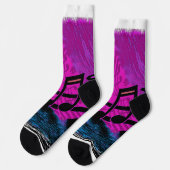 塗り込み – 音符ソックス ソックス (左)