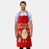 塗ろう エプロン (着用した状態)