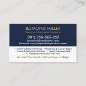 塗工絵を描及び業務用カード 名刺 (裏面)