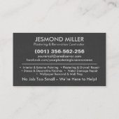 塗工絵を描及び業務用カード 名刺 (裏面)