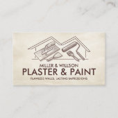 塗工絵を描及び業務用カード 名刺 (正面)