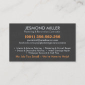 塗工絵を描及び業務用カード 名刺 (裏面)