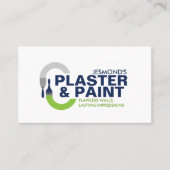 塗工絵を描及び業務 名刺 (正面)