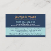 塗工絵を描及び業務 名刺 (裏面)