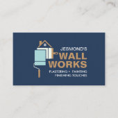 塗工絵を描及び業務 名刺 (正面)