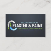 塗工絵を描及び業務 名刺 (正面)