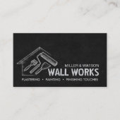 塗工絵を描及び業務 名刺 (正面)