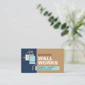 塗工絵を描及び業務 名刺 (スタンド正面)