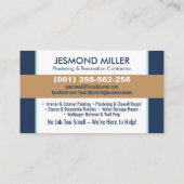 塗工絵を描及び業務 名刺 (裏面)