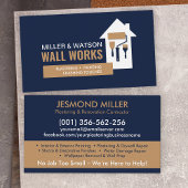 塗工絵を描及び業務 名刺