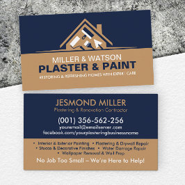 塗工絵を描及び業務 名刺