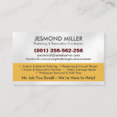 塗工絵を描及び業務 名刺 (裏面)