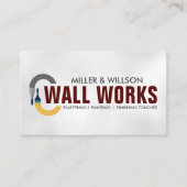 塗工絵を描及び業務 名刺 (正面)