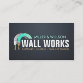 塗工絵を描及び業務 名刺 (正面)