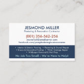 塗工絵を描及び業務 名刺 (裏面)