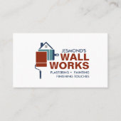 塗工絵を描及び業務 名刺 (正面)