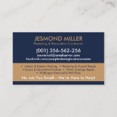 塗工絵を描及び業務 名刺 (裏面)